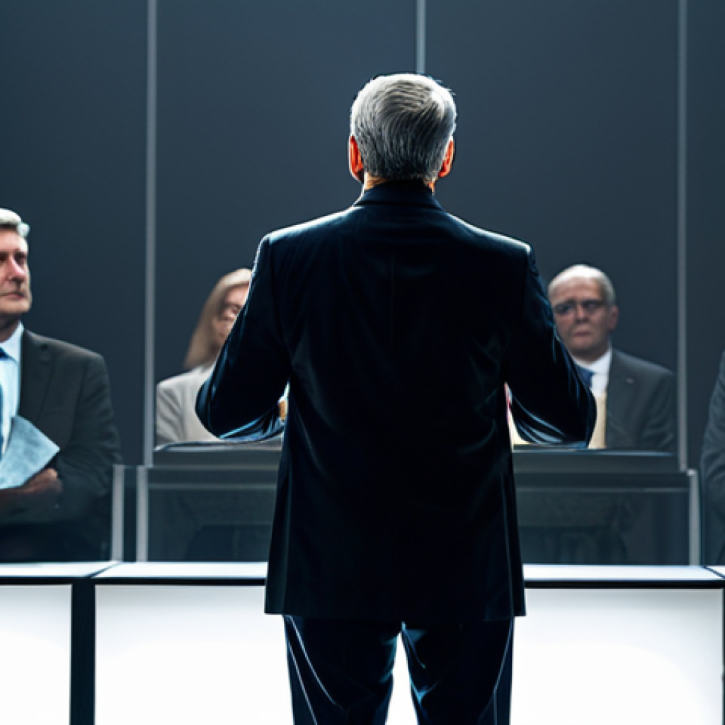 출처 정보의 편향성 분석 - **Image Prompt 1: Deceptive Authority and Hidden Motives**
    A highly detailed, realistic photogra...